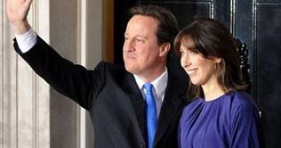 Conservative Cameron takes over as British PM